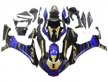 Carene Moto Yamaha YZF R1 2015-2019 - Blu Oro Nero