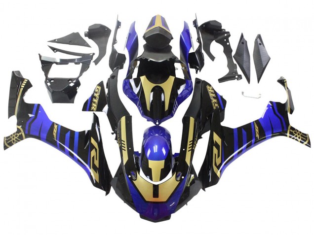 Carene Moto Yamaha YZF R1 2015-2019 - Blu Oro Nero