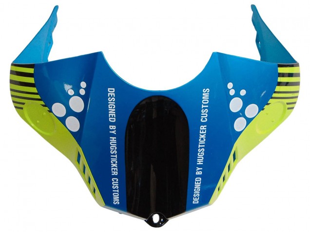 Carene Moto Yamaha YZF R1 2015-2019 - Blu Verde Nero Squalo