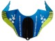 Carene Moto Yamaha YZF R1 2015-2019 - Blu Verde Nero Squalo