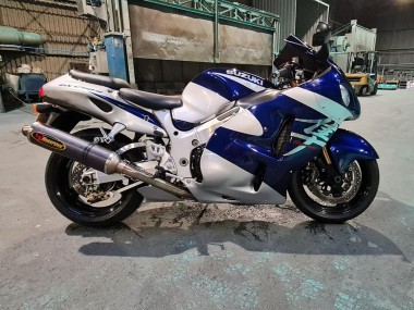 Carene Moto Suzuki GSXR 1300 Hayabusa 1996-2007 - Blu Bianco