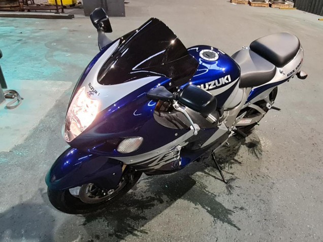 Carene Moto Suzuki GSXR 1300 Hayabusa 1996-2007 - Blu Bianco