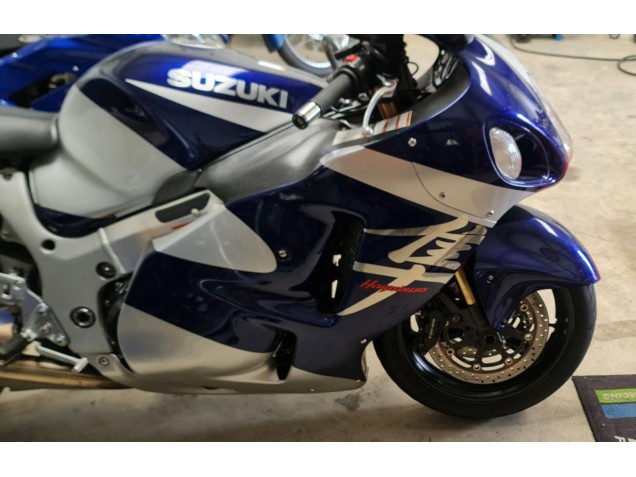 Carene Moto Suzuki GSXR 1300 Hayabusa 1996-2007 - Blu Bianco
