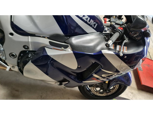 Carene Moto Suzuki GSXR 1300 Hayabusa 1996-2007 - Blu Bianco