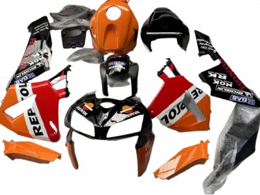 Carene Moto Honda CBR600RR 2005-2006 - Nero Arancia Bianco Rosso Repsol