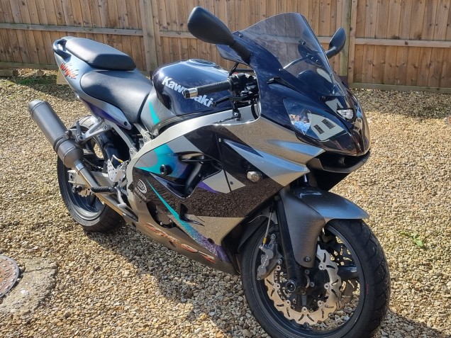 Carene Moto Kawasaki Ninja ZX9R 2002-2003 - Blu Argento