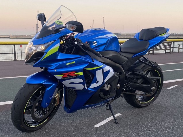 Carene Moto Suzuki GSXR 1000 2009-2016 - Blu Verde Bianco