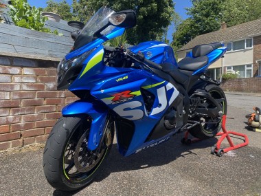 Carene Moto Suzuki GSXR 1000 2009-2016 - Blu Verde Bianco