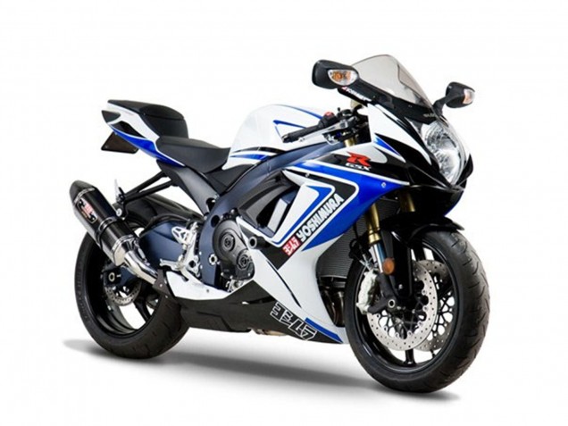 Carene Moto Suzuki GSXR 1000 2005-2006 - Bianco Blu Nero Yoshimura