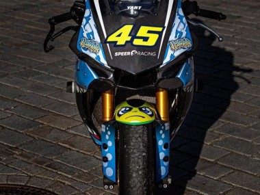 Carene Moto Yamaha YZF R1 2015-2019 - Blu Giallo Squalo