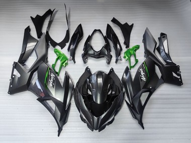 Carene Moto Kawasaki EX400 2018-2024 - Nero Lucido Nero Opaco Verde Bianco