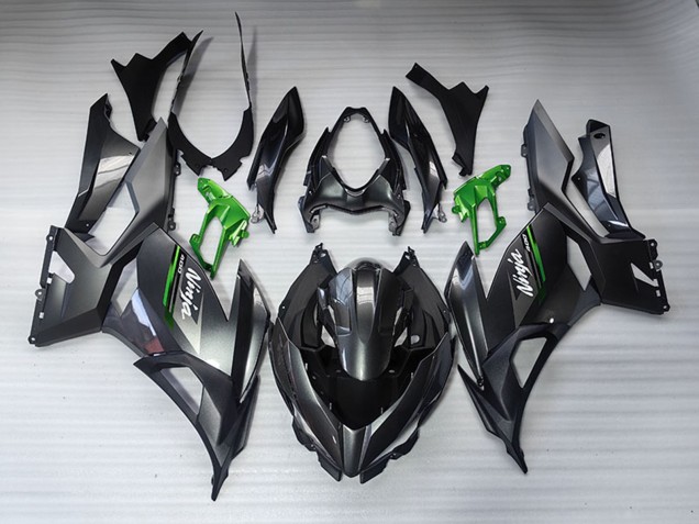 Carene Moto Kawasaki EX400 2018-2024 - Nero Lucido Nero Opaco Verde Bianco