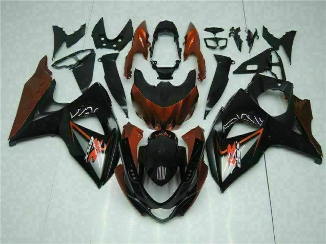 Marrone Nero Kit Carenatura Completa GSXR 1000 K9 2009-2016 Marrone Nero Kit Carenatura Completa GSXR 1000 K9 2009-2016