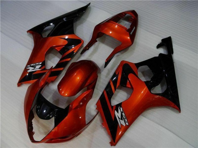 Marrone Nero Kit Carenatura Iniezione GSXR 1000 K3 2003-2004 Marrone Nero Kit Carenatura Iniezione GSXR 1000 K3 2003-2004