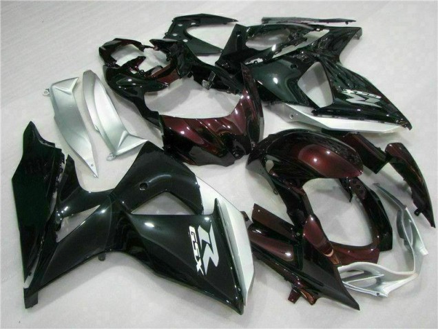 Marrone Nero Kit Completo Carenatura ABS GSXR 1000 K9 2009-2016 Marrone Nero Kit Completo Carenatura ABS GSXR 1000 K9 2009-2016
