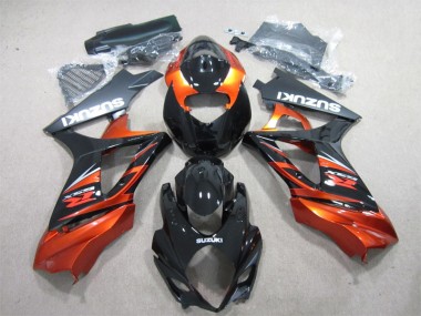 Nero Arancia ABS Plastica & Carenatura GSXR 1000 K7 2007-2008