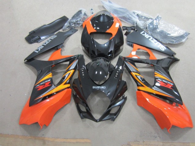 Nero Arancia ABS Plastica GSXR 1000 K7 2007-2008 Nero Arancia ABS Plastica GSXR 1000 K7 2007-2008