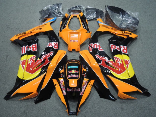 Nero Arancia Red Bull Carene ZX10R 2011-2015 Nero Arancia Red Bull Carene ZX10R 2011-2015