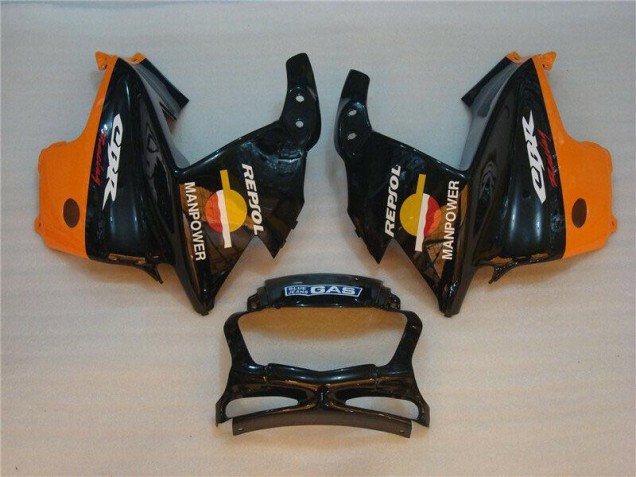 Nero Arancia Repsol Kit Carenatura Completo ABS CBR 600 F3 1995-1998 Nero Arancia Repsol Kit Carenatura Completo ABS CBR 600 F3 1995-1998
