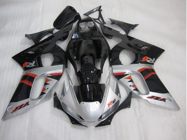 Nero Argento Kit Carenatura Iniezione R6 1998-2002 Nero Argento Kit Carenatura Iniezione R6 1998-2002