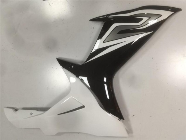 Nero Bianco ABS Plastica & Carena GSXR 600 / 750 K11 2011-2024 Nero Bianco ABS Plastica & Carena GSXR 600 / 750 K11 2011-2024