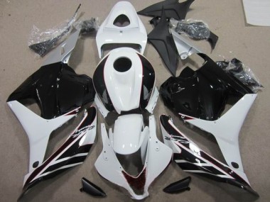 Nero Bianco ABS Plastica & Carenatura CBR 600 RR 2009-2012