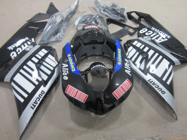 Nero Bianco Advance Alice Carene Ducati 1098 2007-2014 Nero Bianco Advance Alice Carene Ducati 1098 2007-2014