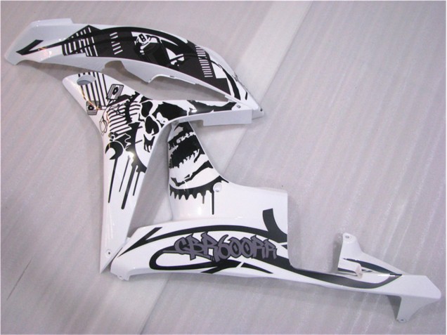 Nero Bianco Carrozzeria & Carena CBR 600 RR 2007-2008 Nero Bianco Carrozzeria & Carena CBR 600 RR 2007-2008