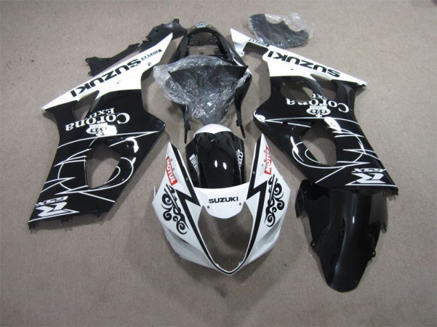 Nero Bianco Corona Extra Motul Carene GSXR 1000 K3 2003-2004 Nero Bianco Corona Extra Motul Carene GSXR 1000 K3 2003-2004