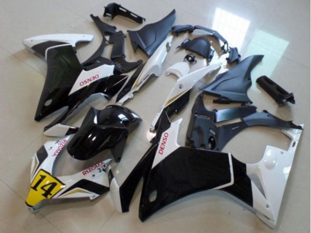 Nero Bianco Denso Rizoma 14 Carene CBR 500 RR 2013-2015 Nero Bianco Denso Rizoma 14 Carene CBR 500 RR 2013-2015
