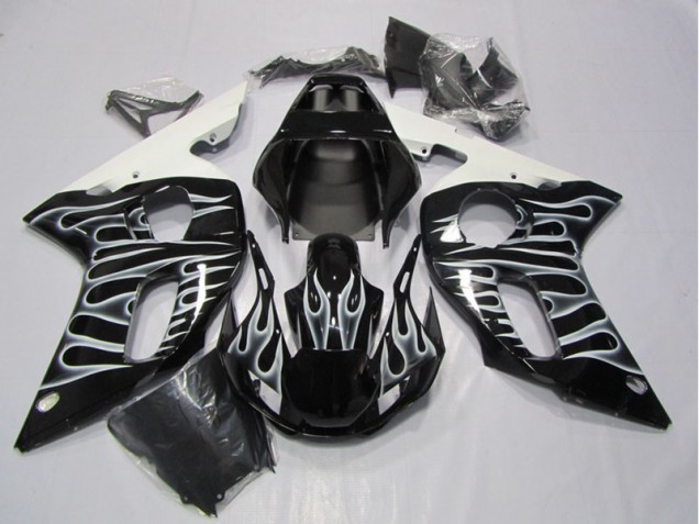Nero Bianco Fiamma Carene R6 1998-2002 Nero Bianco Fiamma Carene R6 1998-2002