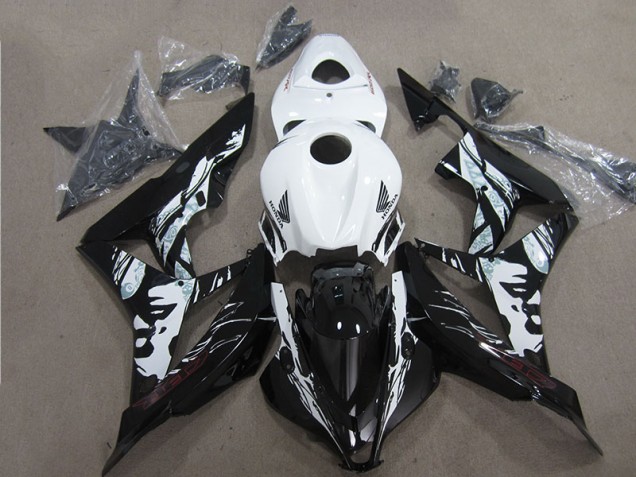 Nero Bianco Kit Carene Completa CBR 600 RR 2007-2008 Nero Bianco Kit Carene Completa CBR 600 RR 2007-2008