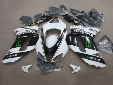 Nero Bianco Monster Carene ZX6R 2007-2008
