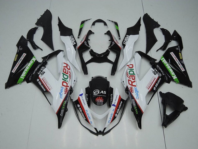 Nero Bianco Rapid Hager Carene ZX6R 2013-2018 Nero Bianco Rapid Hager Carene ZX6R 2013-2018