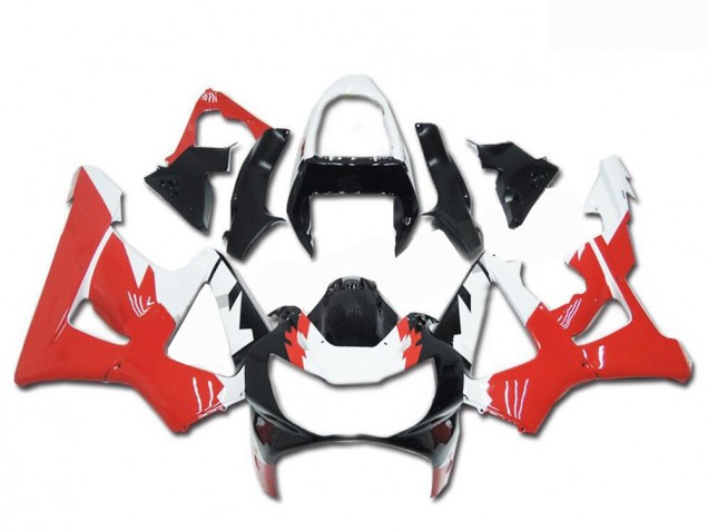 Nero Bianco Rosso Carene CBR 900 RR 929RR 2000-2001 Nero Bianco Rosso Carene CBR 900 RR 929RR 2000-2001