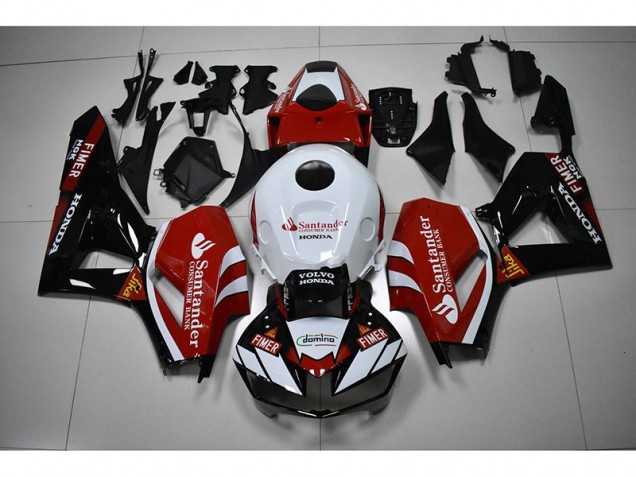 Nero Bianco Rosso Santander Carene CBR 1000 RR 2012-2016 Nero Bianco Rosso Santander Carene CBR 1000 RR 2012-2016