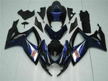 Nero Blu ABS Kits Carenatura GSXR 600 / 750 K6 2006-2007