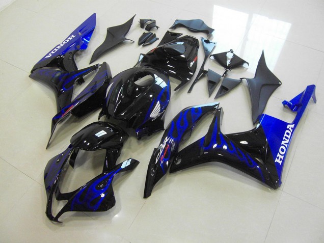Nero Blu Fiamma Carene CBR 600 RR 2007-2008 Nero Blu Fiamma Carene CBR 600 RR 2007-2008