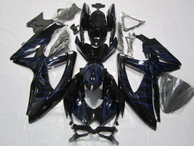 Nero Blu Fiamma Carene GSXR 600 K8 2008-2010