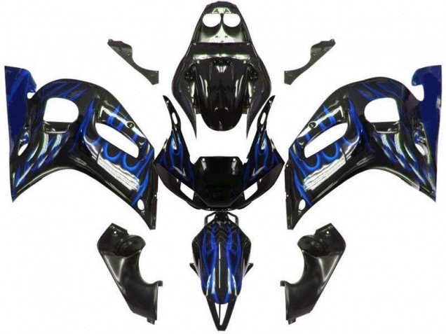 Nero Blu Fiamma Carene R6 1998-2002 Nero Blu Fiamma Carene R6 1998-2002