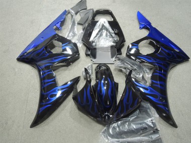 Nero Blu Fiamma Carrozzeria & Carena R6 2003-2005