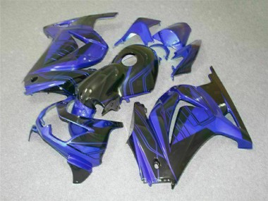 Nero Blu Kits Carenatura Completo ABS EX250 2008-2012