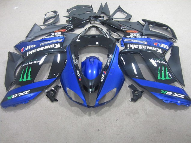Nero Blu Monster Carene ZX6R 2007-2008 Nero Blu Monster Carene ZX6R 2007-2008