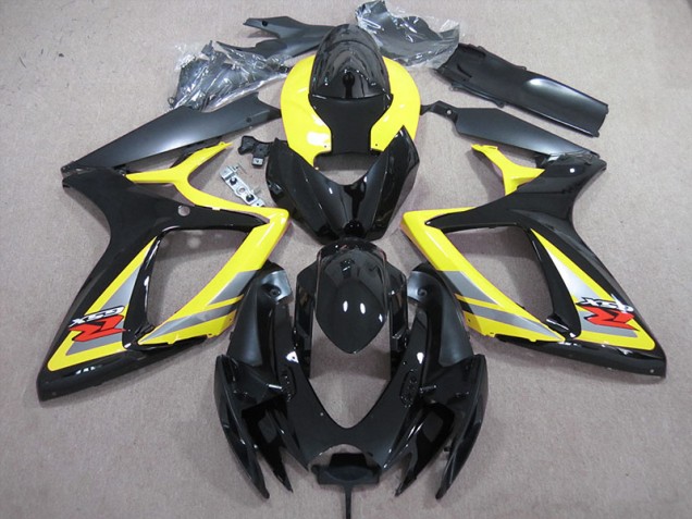Nero Giallo Carene GSXR 600 K6 2006-2007 Nero Giallo Carene GSXR 600 K6 2006-2007