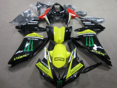 Nero Giallo Motul Leovince Carene R1 2007-2008