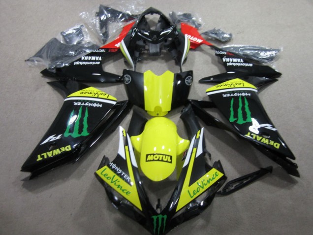 Nero Giallo Motul Leovince Carene R1 2007-2008 Nero Giallo Motul Leovince Carene R1 2007-2008