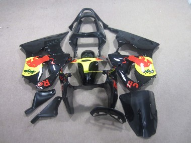 Nero Giallo Red Bull Ninja Carene ZX6R 2000-2002