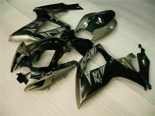 Nero Grigio Kit Carenatura Completa GSXR 600 / 750 K6 2006-2007 Nero Grigio Kit Carenatura Completa GSXR 600 / 750 K6 2006-2007