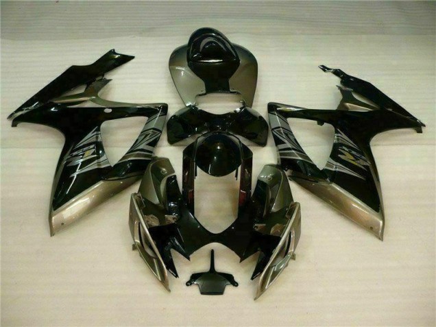 Nero Grigio Kit Carenatura Completa GSXR 600 / 750 K6 2006-2007 Nero Grigio Kit Carenatura Completa GSXR 600 / 750 K6 2006-2007