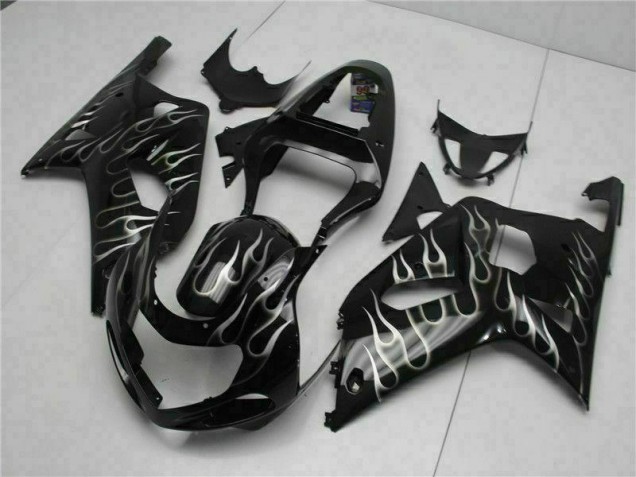 Nero Kit Carenatura Completa GSXR 600 / 750 K1 K2 K3 2001-2003 Nero Kit Carenatura Completa GSXR 600 / 750 K1 K2 K3 2001-2003